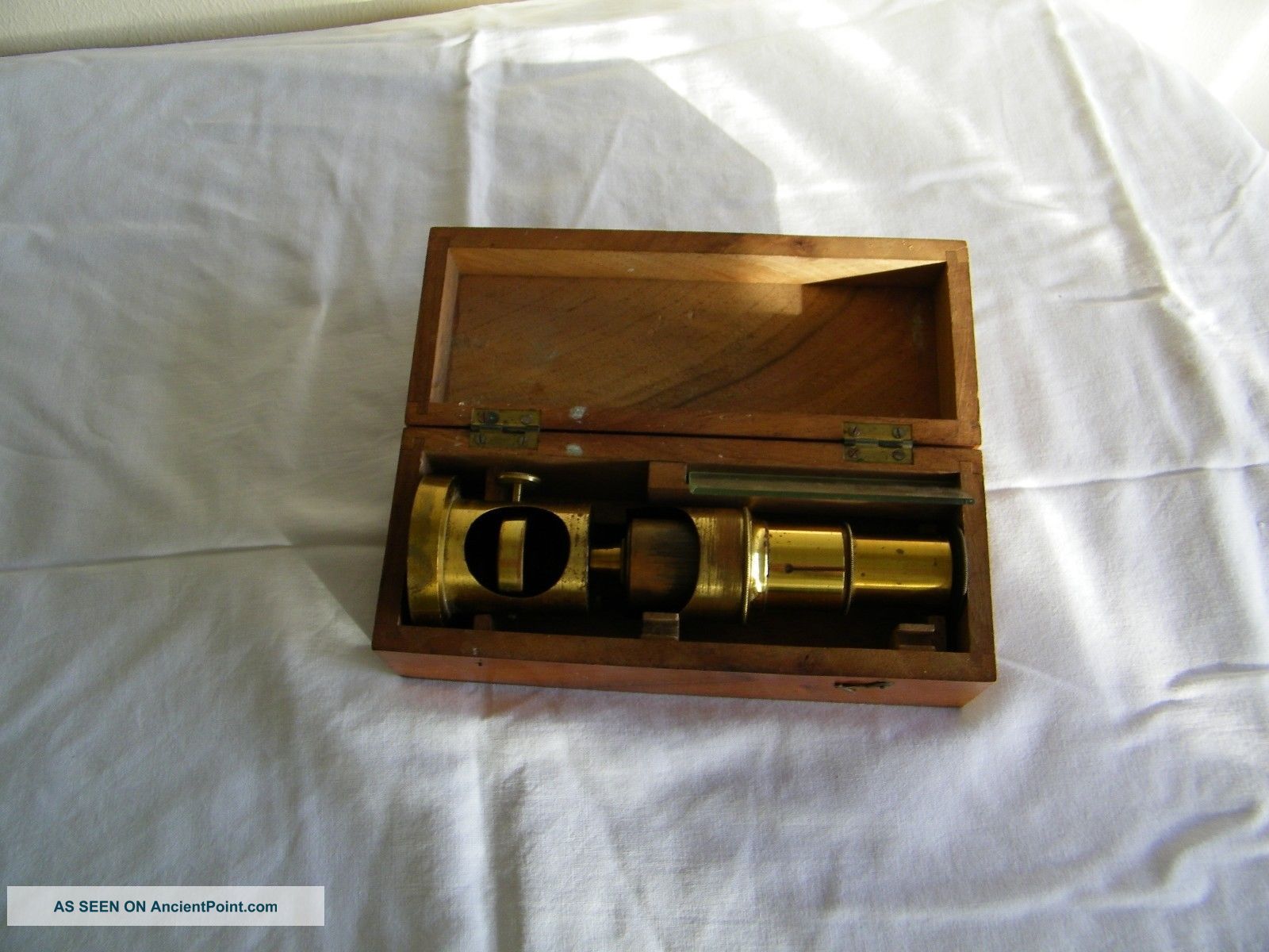 Rare 19th Century Miniature Travelling Microscope - 1860 ' S Microscopes & Lab Equipment photo