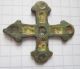 Viking Period Bronze Neck Cross With Loss 1000 Ad F, Viking photo 1