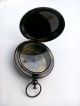 Antique Brass Push Button Magnetic Pocket Compass @ Maritime Direction Compass Compasses photo 5