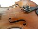 Interesting Old Violin 4/4 Size,  Case & Bow Estate As Found String photo 11