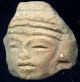 Pre - Columbian Aztec Mazapan Clay Figure Head,  Ca; 700 - 1200 Ad The Americas photo 1