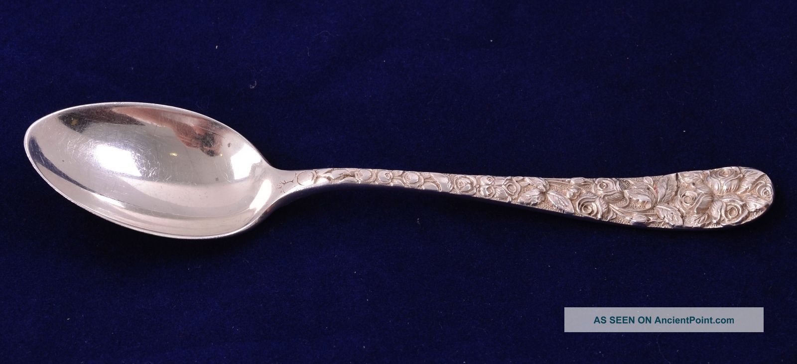 Schofield Baltimore Rose Sterling Silver Demitasse Spoon 4 3/8 