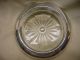 Vintage F M Whiting & Co Glass And Sterling Wine Coaster Ornate 7 