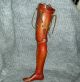 Extremely Rare Antique C1895 J.  E.  Hanger Wooden Artificial Prosthetic Leg Other Medical Antiques photo 1