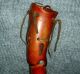 Extremely Rare Antique C1895 J.  E.  Hanger Wooden Artificial Prosthetic Leg Other Medical Antiques photo 5