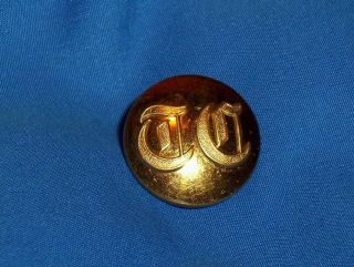 Button Back Marked T W And W Paris Civil War Area photo