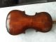 Vintage Lion Head Violin.  Made In Germany.  Full Size.  Inlaid. String photo 4
