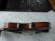 Vintage Lion Head Violin.  Made In Germany.  Full Size.  Inlaid. String photo 7