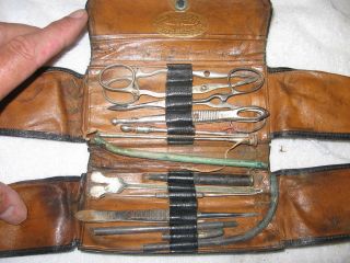 1890 ' S Wocher Surgical Or Autopsy Kit photo