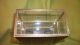 Vtg Metal/brass Glass Mirror Tabletop Curio Display Cabinet Case/shelfs Unknown photo 4