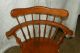 Ethan Allen Heirloom Braumritter Comb Back Swivel Mate ' S Chair - Solid Maple Post-1950 photo 1