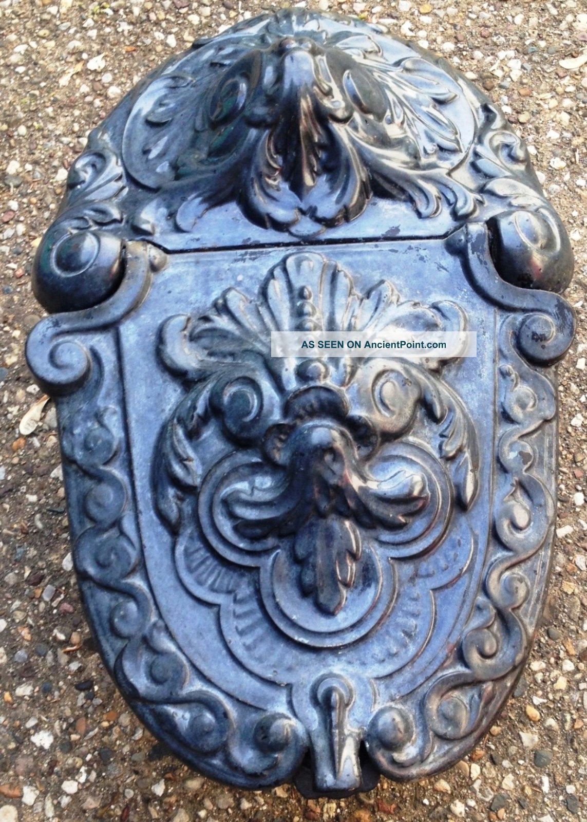 Antique 1880 ' S Ornate Victorian Cast Iron And Porcelain Coal Hod / Scuttle Hearth Ware photo