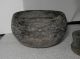 Pre - Columbian Mexico - (1) Teotihuacan 3 Smallblack Pots - Round Bottoms Hh The Americas photo 4