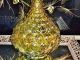 Vintage Hobnail Green Italian Art Glass Genie Bottle C 1950 - 1960 ' S Other Antique Glass photo 1