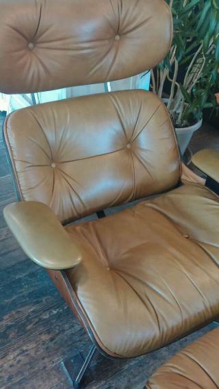 Plycraft 1975 Eames,  Herman Miller Style Chair With Ottoman Near photo