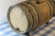 Antique Vintage Wooden Barrel 6 Bands Whiskey Water Rum Wine Primitives photo 3