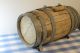 Antique Vintage Wooden Barrel 6 Bands Whiskey Water Rum Wine Primitives photo 4
