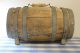 Antique Vintage Wooden Barrel 6 Bands Whiskey Water Rum Wine Primitives photo 8