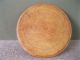 Antique Round Bread Board Vintage Primitive 11 - 1/2 