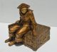 Antique Art Deco J.  B Hirsch Pirate Bookend Trinket Box Art Deco photo 2