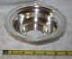Shreve,  Treat & Eacret Sterling Silver Serving Bowl W/ Hammered Trim 120 Grams Arts & Crafts Movement photo 2
