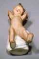 Antique Rare Heubach Bisque Boy In Brown Bear Suit Matchstick Toothpick Holder Figurines photo 9