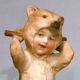 Antique Rare Heubach Bisque Boy In Brown Bear Suit Matchstick Toothpick Holder Figurines photo 10