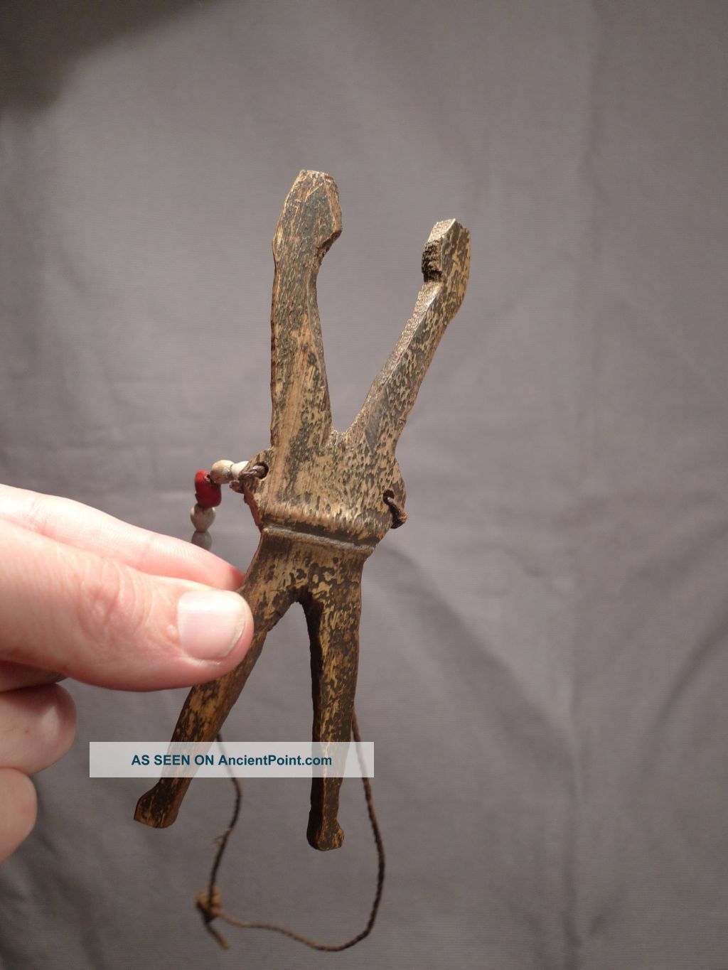 Old Asmat Headhunters Necklace (guinea) ; Rarer Type From Remote Region Pacific Islands & Oceania photo