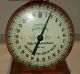 American Family Scale Antique Vintage Orange Table Top Scales photo 2