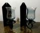 Antique Pair Cast Metal Gothic Candle Light Fixture Wall Mounts Sconces Lamps Chandeliers, Fixtures, Sconces photo 7