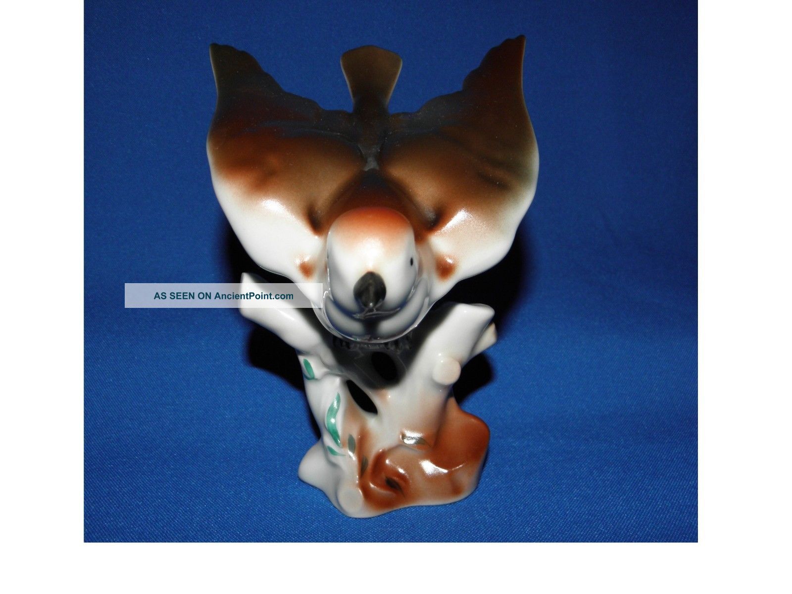Romanian Handpainted Swallow Bird Porcelain Figurine From Hungary Indicated Figurines photo
