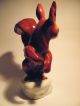 Vintage Large Scale Squirrel Porcelain Figurines Romanian Arpo Hand Painted Figurines photo 4