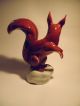 Vintage Large Scale Squirrel Porcelain Figurines Romanian Arpo Hand Painted Figurines photo 5