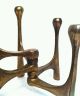 Bronze Candelabra Brutalist Mid Century Modern Candle Holder Brass Aubock Era Mid-Century Modernism photo 1