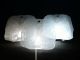 1 Of 3 Kalmar Austria Wall Light Sconce Ice Glass 60s 70s Mid-Century Modernism photo 4
