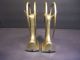 Vintage Mid Century Brass Antelope / Gazelle Bookends Mid-Century Modernism photo 2