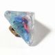 (1) 10mm Antique Micro Lampwork Paperweight Pyramid Glass Button Buttons photo 1