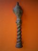 Post Medieval Copper Alloy Very Unusual Pipe Tamper - Uk Metal Detecting Find British photo 1