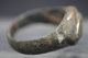 Thick Heavy Roman Bronze Finger Ring 1st - 3rd Century Ad British photo 1