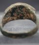 Thick Heavy Roman Bronze Finger Ring 1st - 3rd Century Ad British photo 3