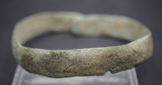 Lovely Large Ancient Bronze Age Bracelet British Found 1500 Bc photo