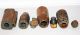Antique Moroccan/berber Wooden Kohl Bottles C.  19th Century Other African Antiques photo 1
