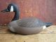 Attractive Maine Estate Found Hand Carved Wood Miniature Painted Goose Decoy Primitives photo 5
