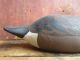 Attractive Maine Estate Found Hand Carved Wood Miniature Painted Goose Decoy Primitives photo 6