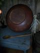 Primitive Large Wooden Bowl,  Dried Corn,  Old Wood Spoon,  Early Farmhouse Look Primitives photo 1