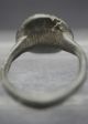 Decorated Medieval Bronze Finger Ring 15th Century Ad British photo 3