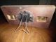 Antique Weather Station On Wood West Germany Barometers photo 5