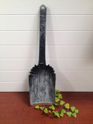 Antique Vintage Coal Bucket Metal Ash Shovel 20 