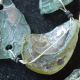 Ancient Roman Glass Beads 1 Medium Strand Rainbow And Aqua Green 100 - 200 Bc 0369 Roman photo 1