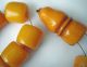 Antique Egg Yolk/butterscotch Amber Color Bakelite Prayer/worry Faturan Beads Islamic photo 1